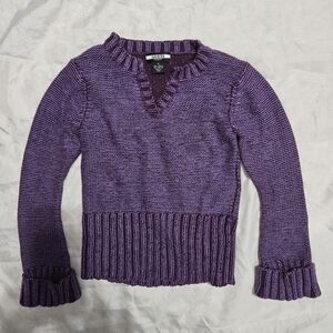 GUESS purple girl's small sweater. EUC